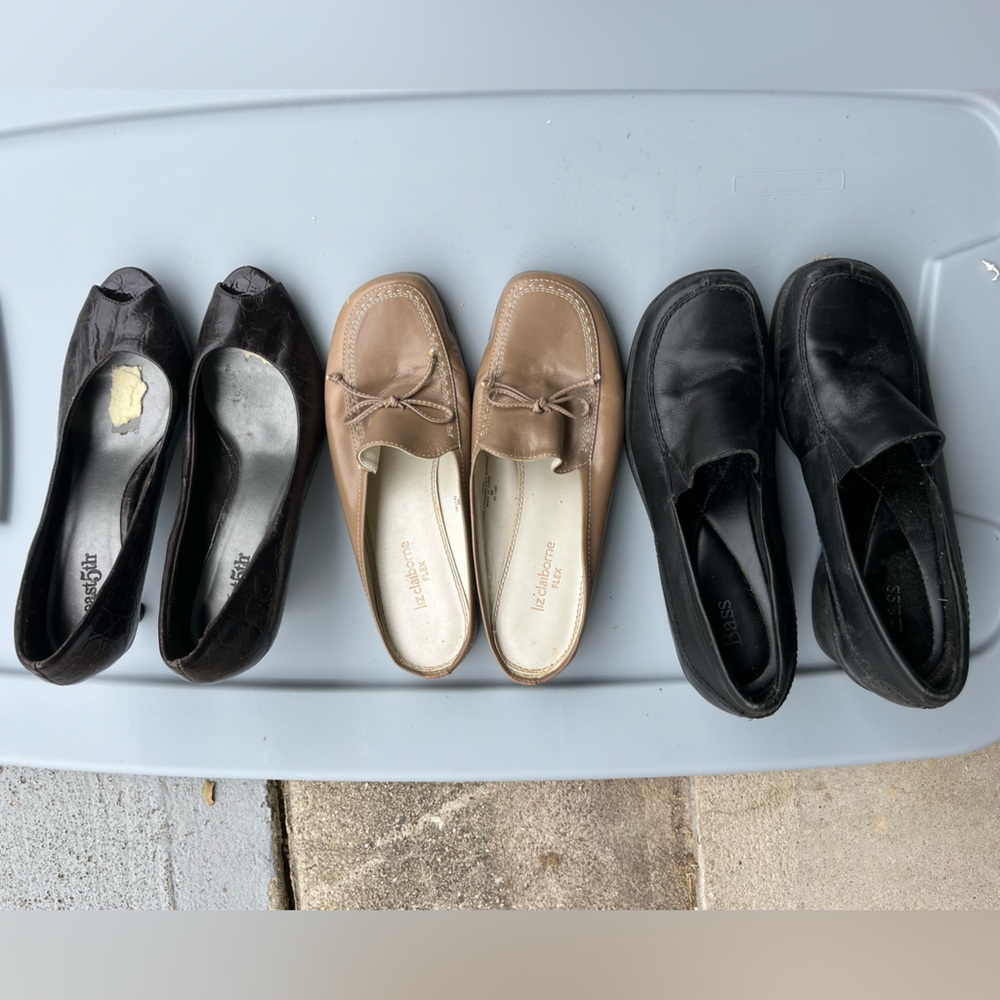 LOT OF size 8 Women's shoes
Will sell individually for 15 each